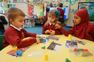 Furniture supporting Maths talk in groups